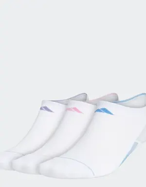 Adidas Superlite Stripe No-Show Socks 3 Pairs