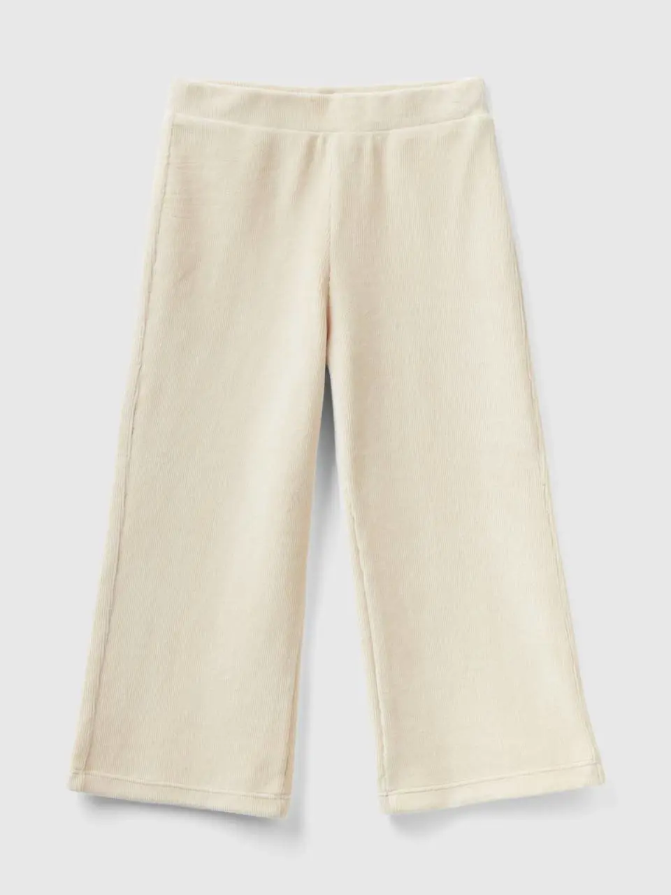 Benetton wide chenille trousers. 1