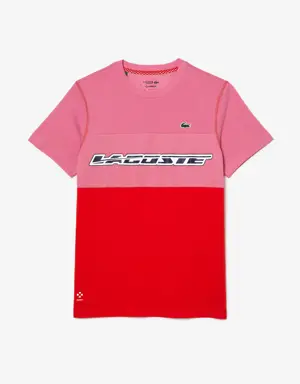 T-shirt da uomo in jersey Lacoste Tennis x Daniil Medvedev