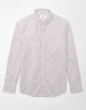 Everyday Striped Oxford Button-Up Shirt