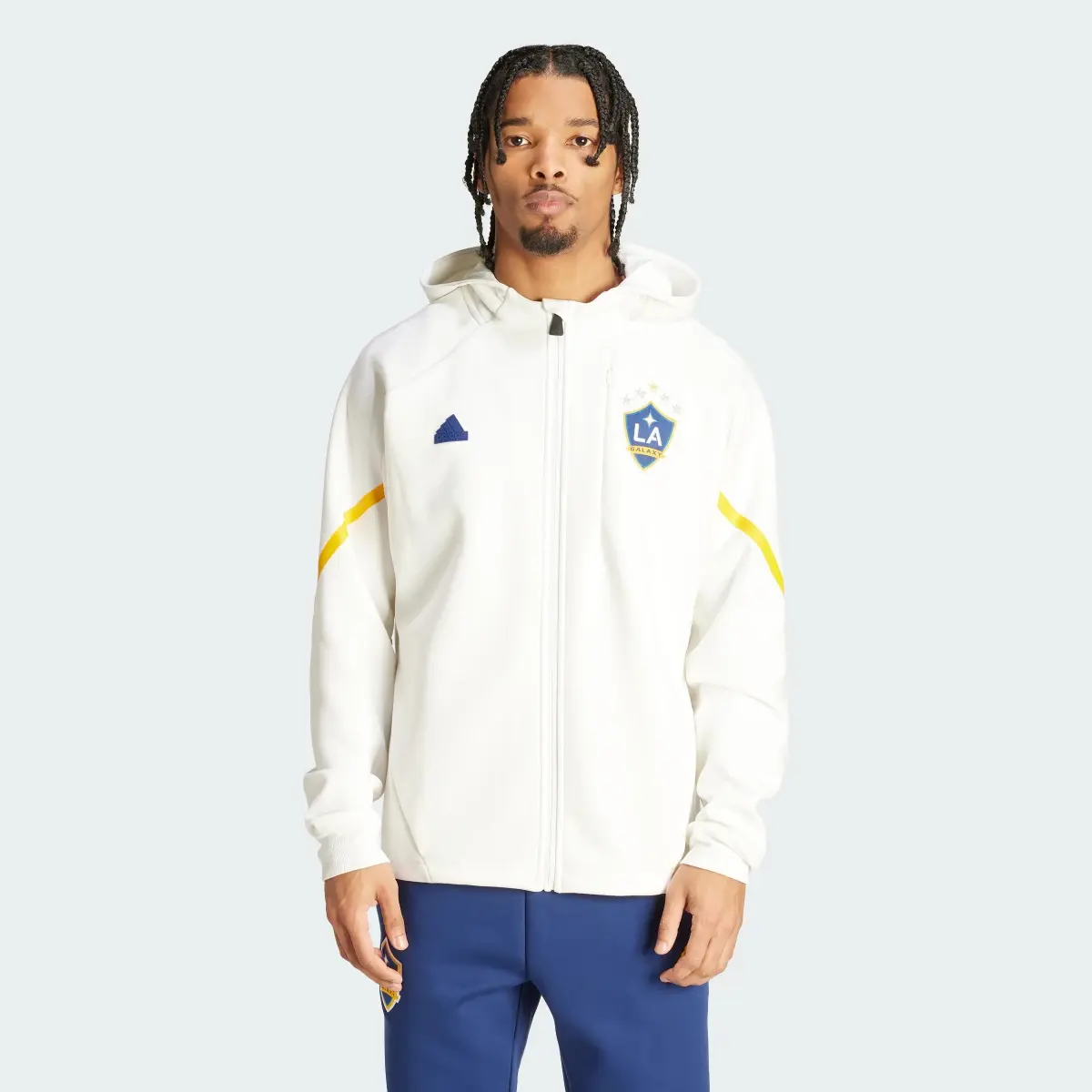 Adidas LA Galaxy Designed for Gameday Anthem Jacket. 2