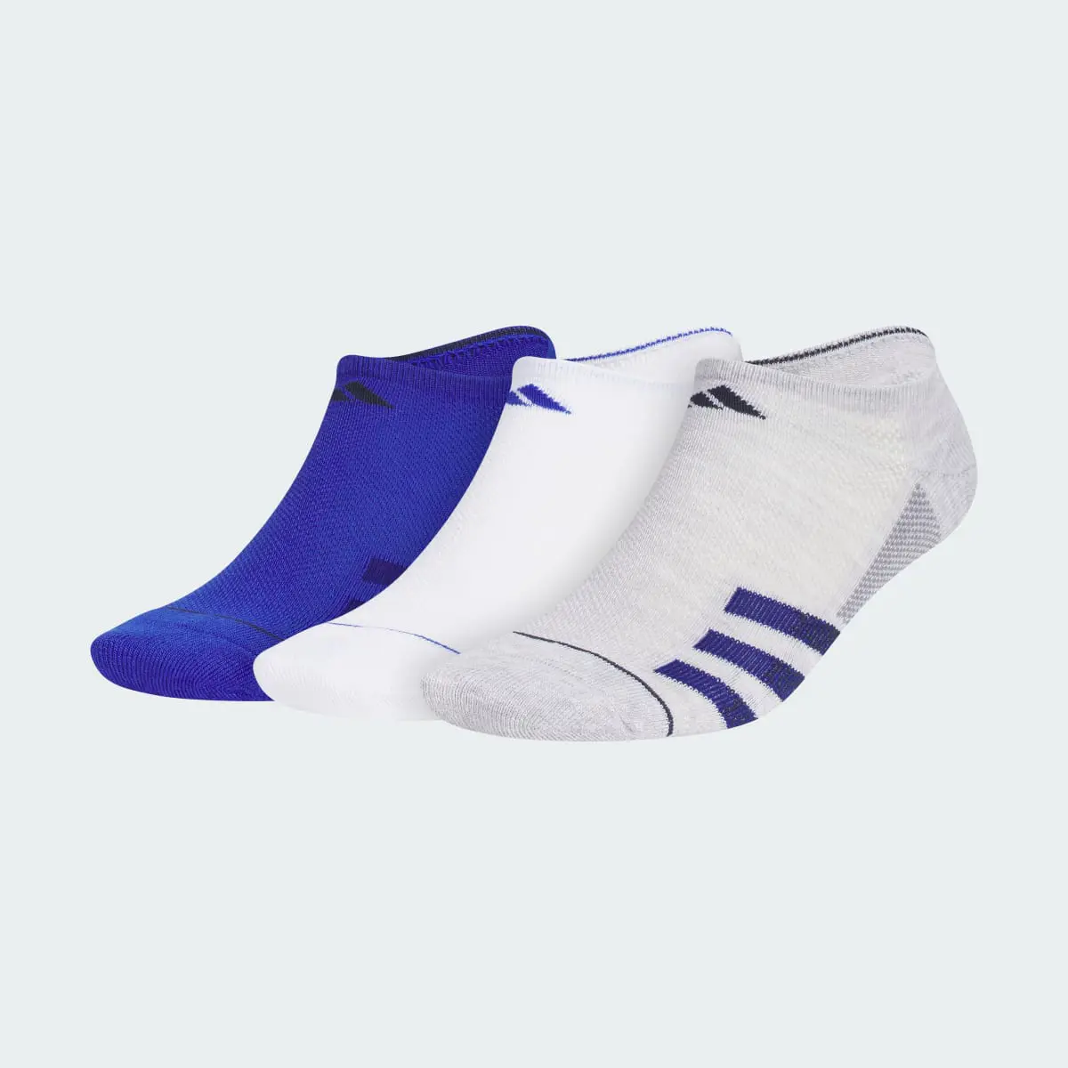 Adidas Superlite Stripe No-Show Socks 3 Pairs. 2