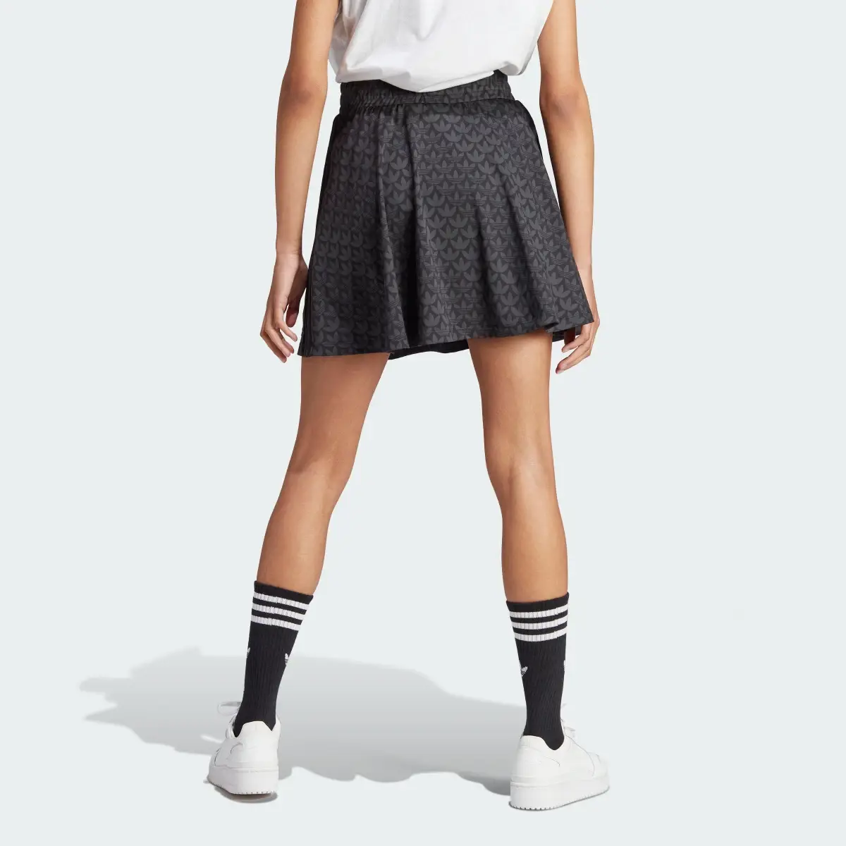 Adidas Trefoil Monogram Skirt. 2