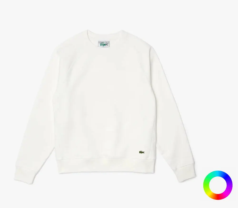 Lacoste Unisex-Sweatshirt aus Bio-Baumwollfleece. 1