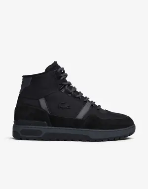 Men's T-Clip Winter Leather High-Top Sneakers