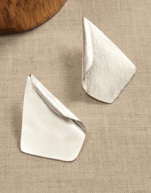 Kite Post Earrings Small &#124 Aureus + Argent silver