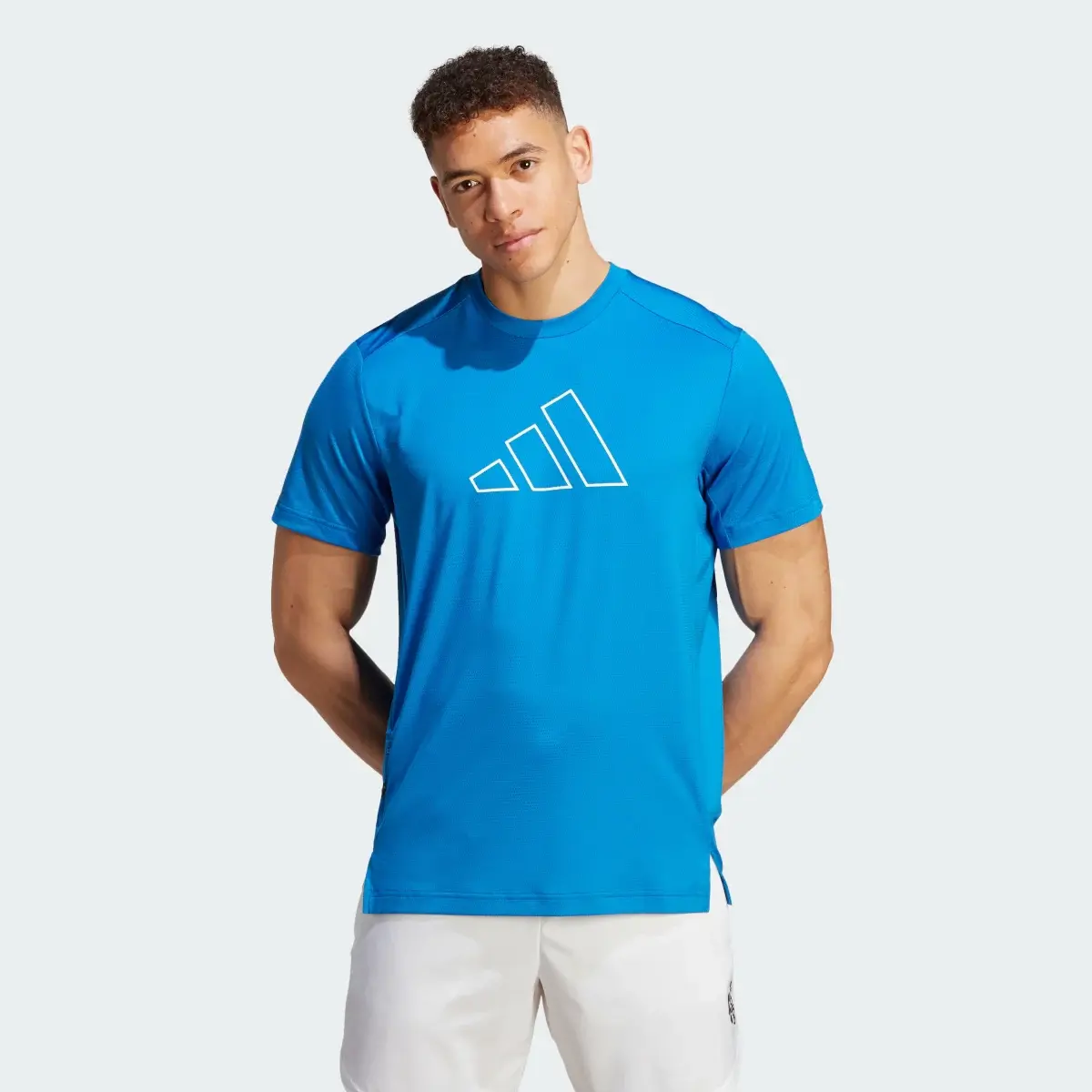 Adidas Train Icons Big Logo Training Tee. 2