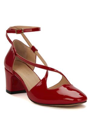 Lover Kırmızı Deri Topuklu Ayakkabı