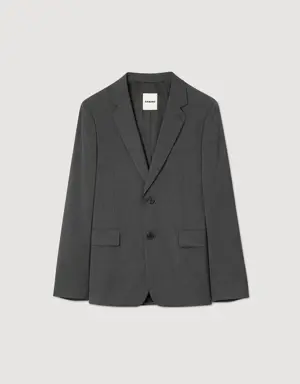 Wool suit jacket