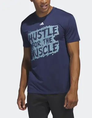 Hustle for the Muscle AEROREADY Short Sleeve Graphic Training Tee