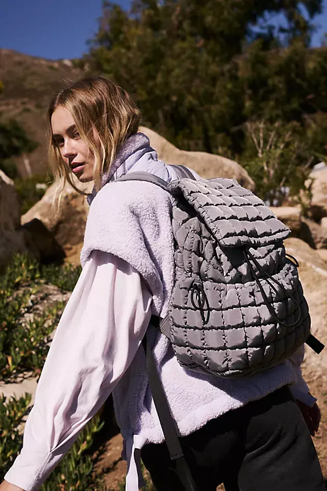 Free People Quilted Hiker Backpack. 1