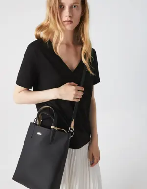 Lacoste Bolso Tote Anna reversible en canvas recubierta para mujer