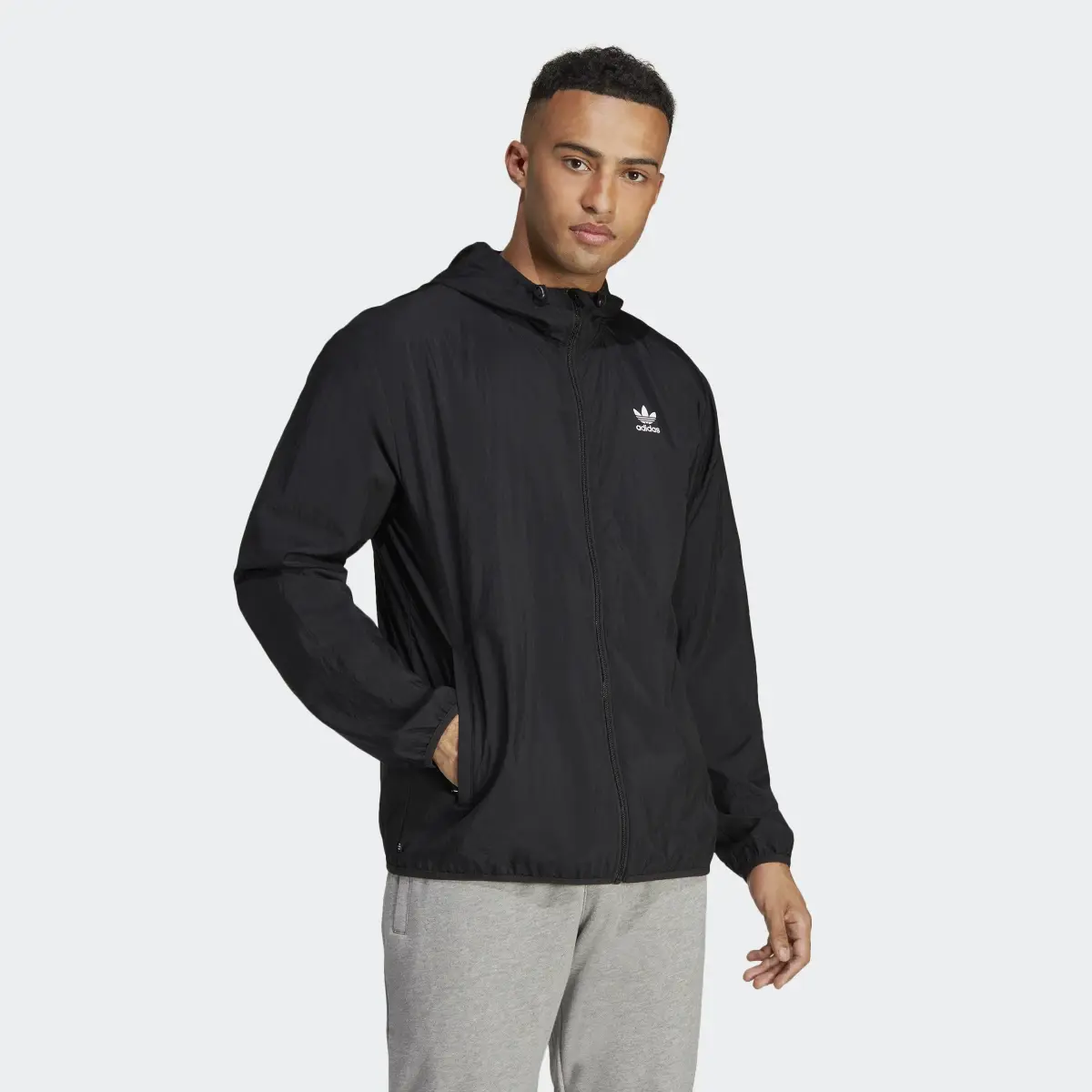 Adidas Trefoil Essentials Windbreaker. 2