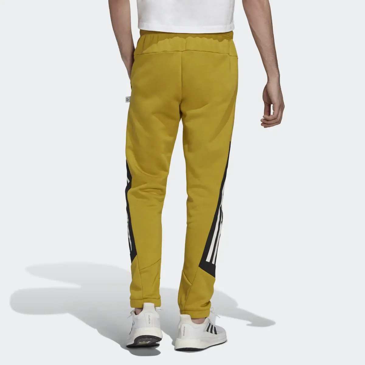 Adidas Future Icons 3-Stripes Fleece Joggers. 2