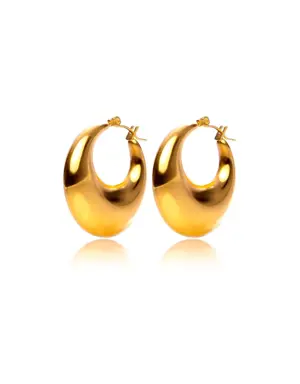 Rise Hoop Earrings gold