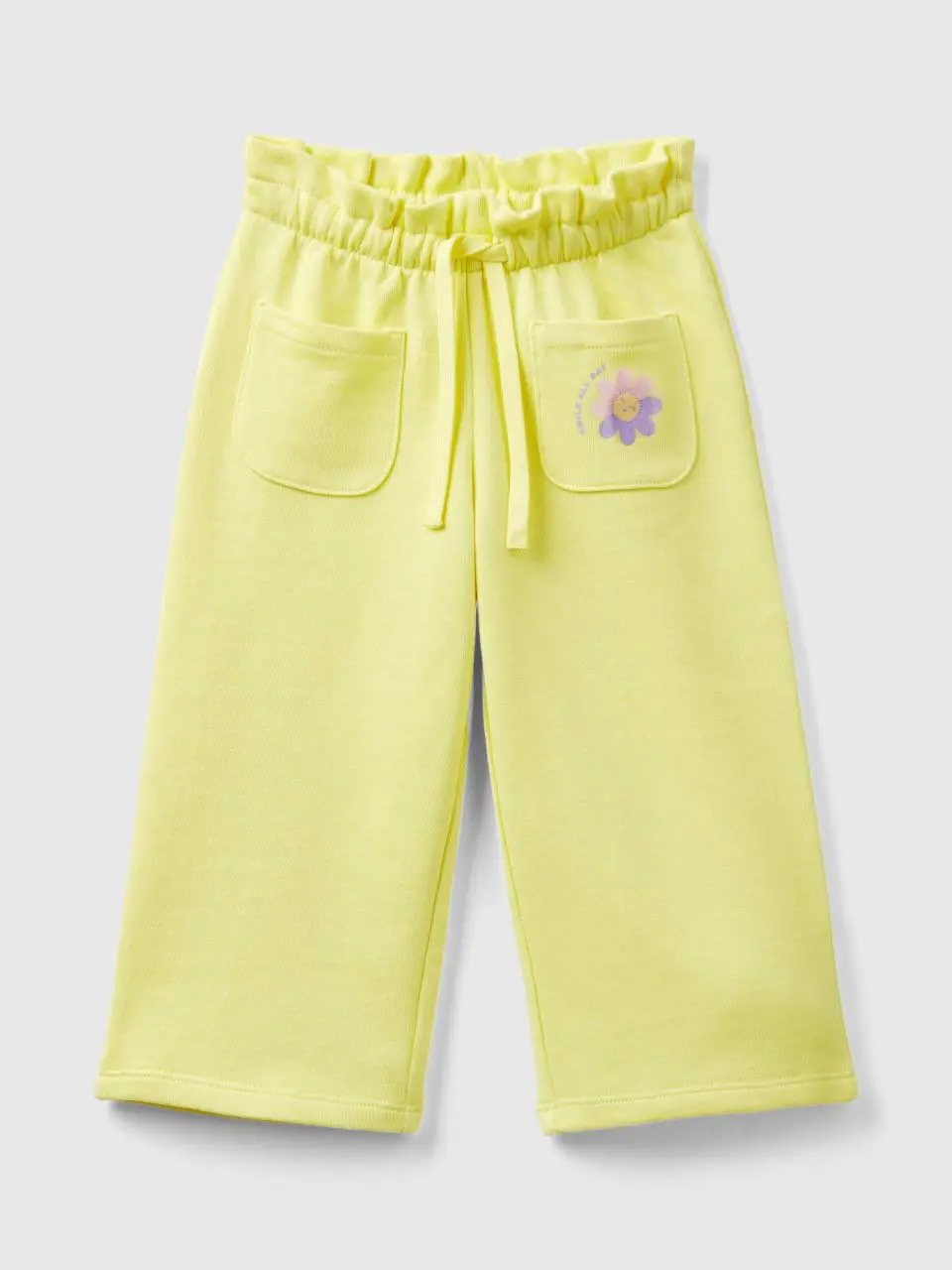 Benetton cropped fit sweatpants. 1