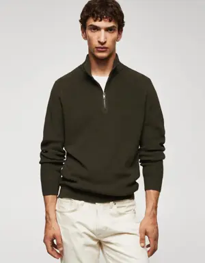 Perkins sweater with cowl neck