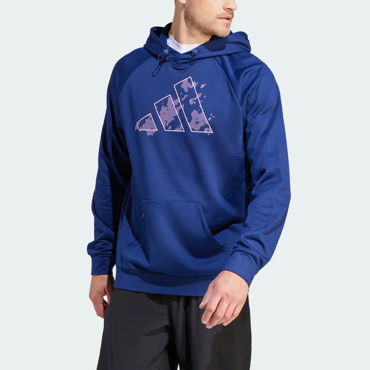 Adidas Game and Go Camo Big Logo Training Hoodie. 1