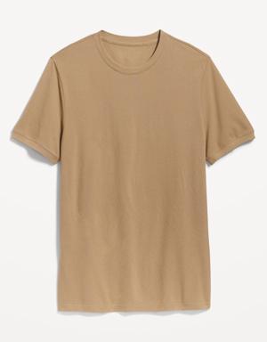 Moisture-Wicking Pique T-Shirt brown