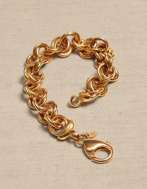 Ravena Link Bracelet &#124 Aureus + Argent gold