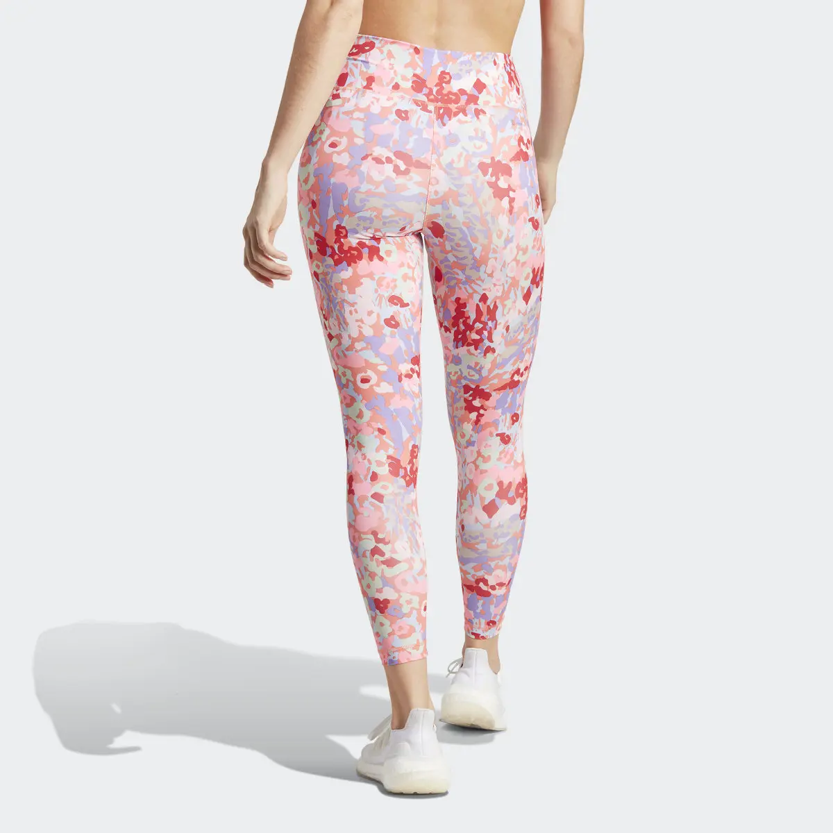 Adidas Train Essentials Printed High-Waisted 7/8 Leggings. 2