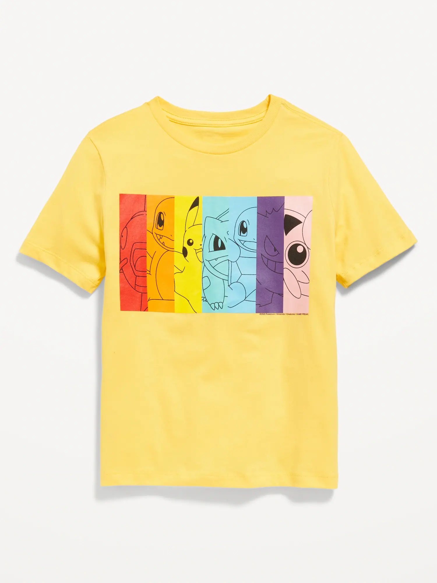 Old Navy Pokémon™ Gender-Neutral Graphic T-Shirt for Kids yellow. 1