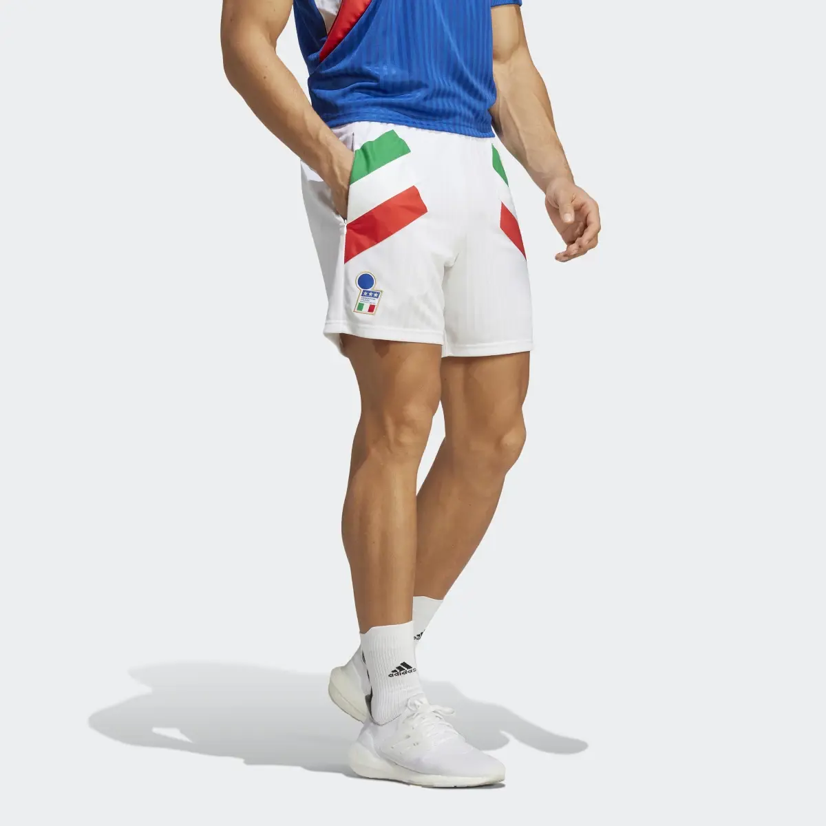 Adidas Calções Icon da Itália. 1