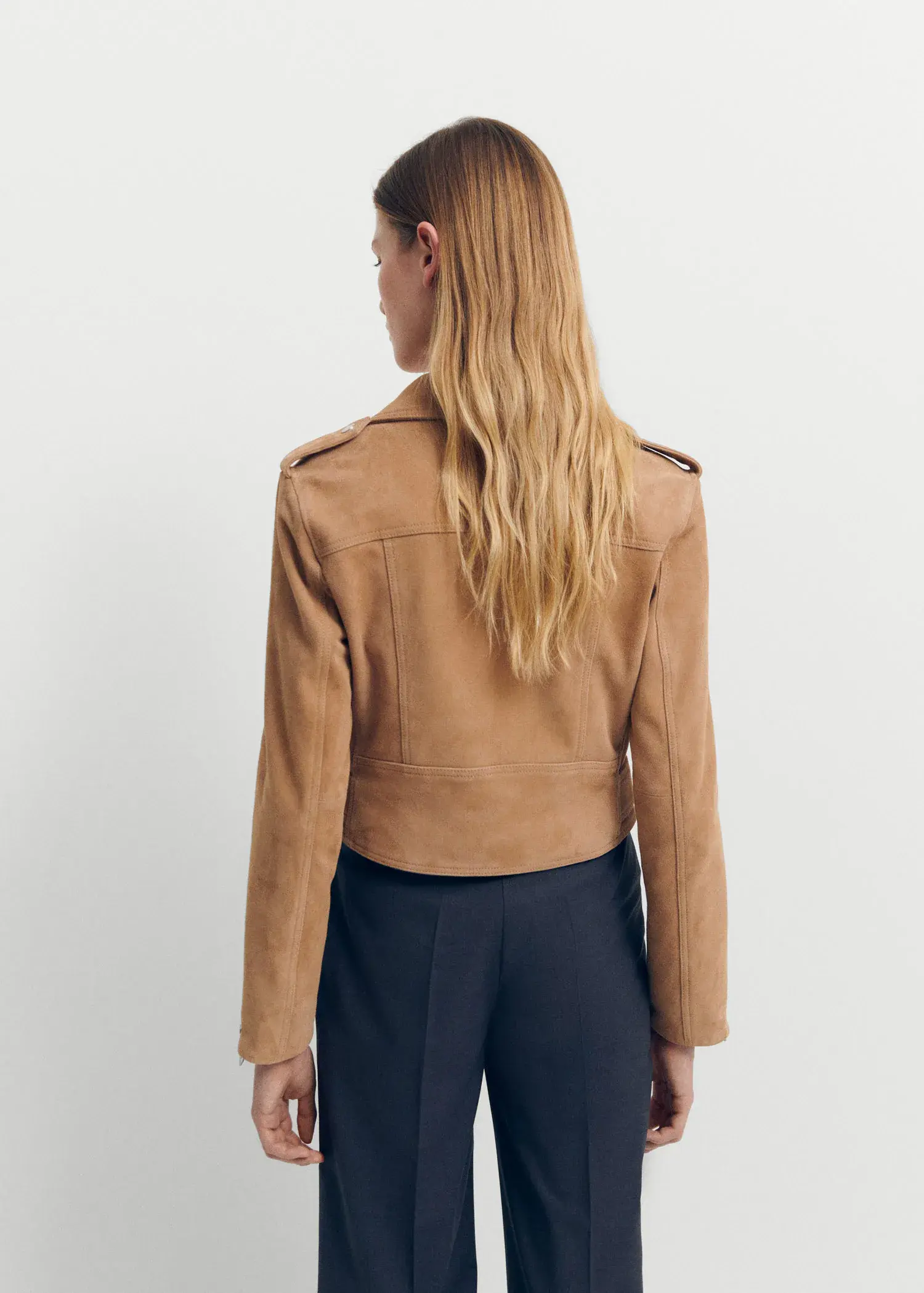 Mango Leather biker jacket. 3