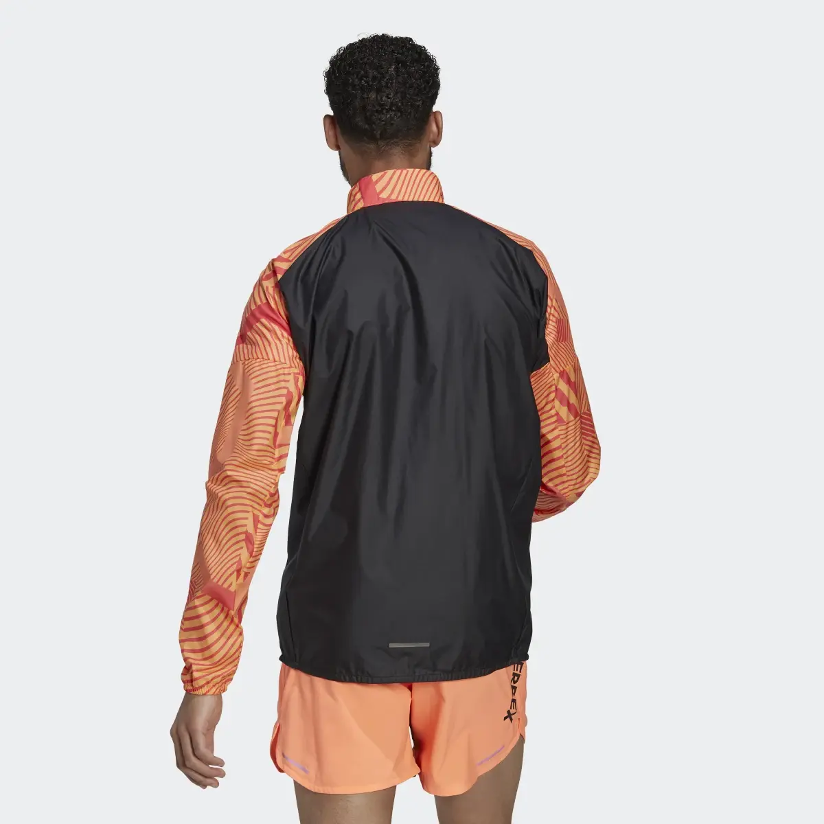 Adidas Terrex Trail Running Printed Wind Jacket. 3