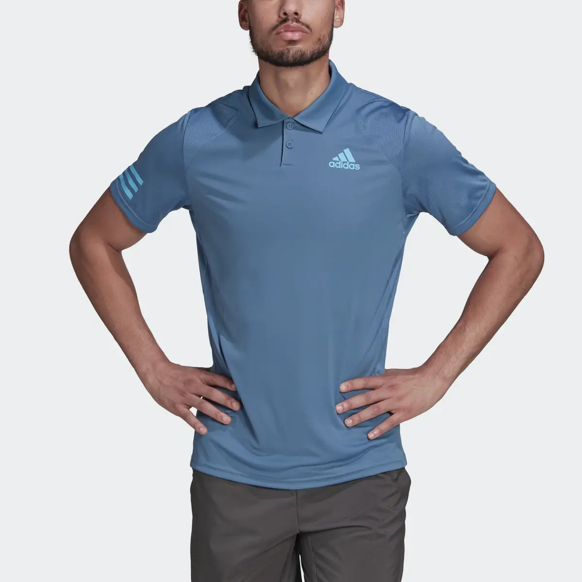 Adidas Club Tennis 3-Stripes Polo Shirt. 1