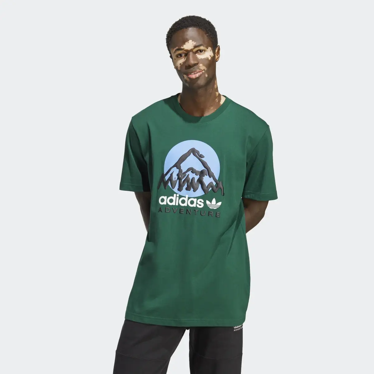 Adidas Adventure Mountain Front Tee. 2