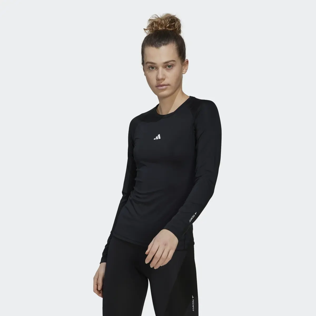 Adidas Techfit Long-Sleeve Top Training Long-Sleeve Top. 2