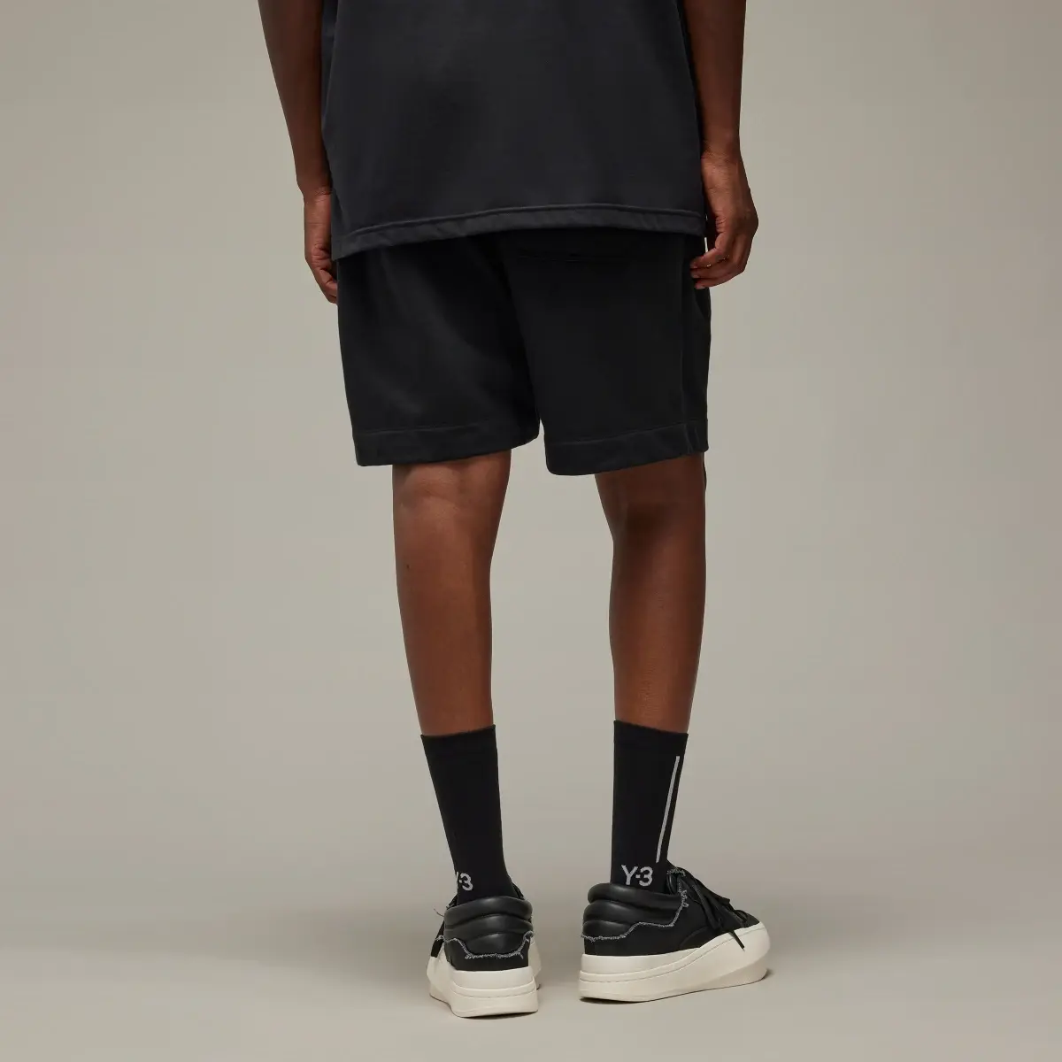 Adidas Y-3 French Terry Shorts. 3