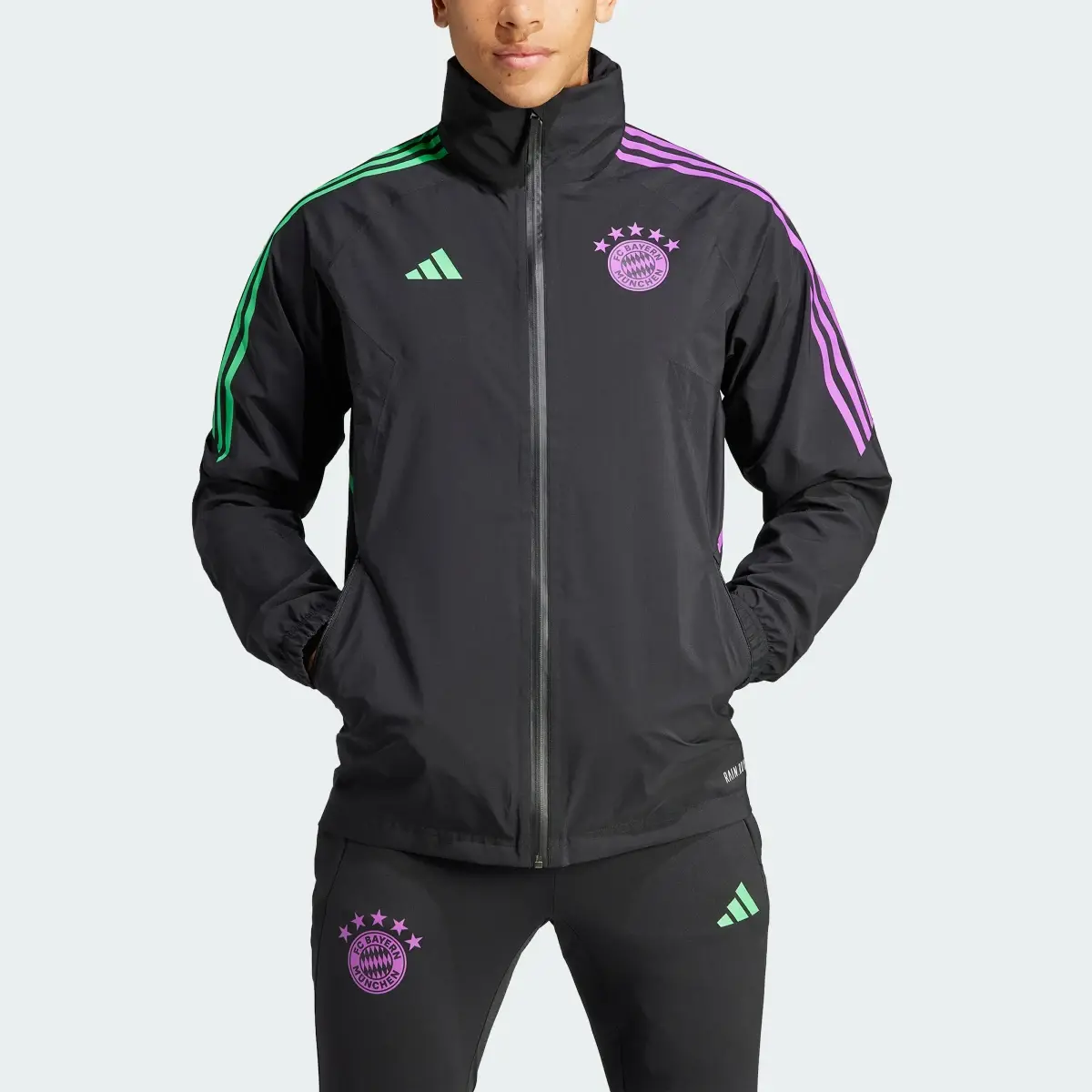 Adidas Chaqueta impermeable FC Bayern Condivo 23. 1