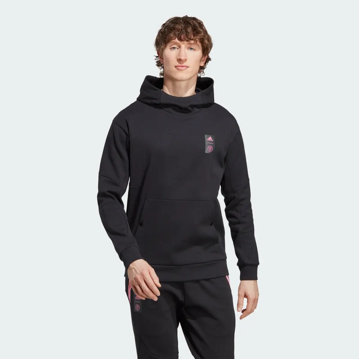 Adidas Inter Miami CF Travel Hoodie. 2