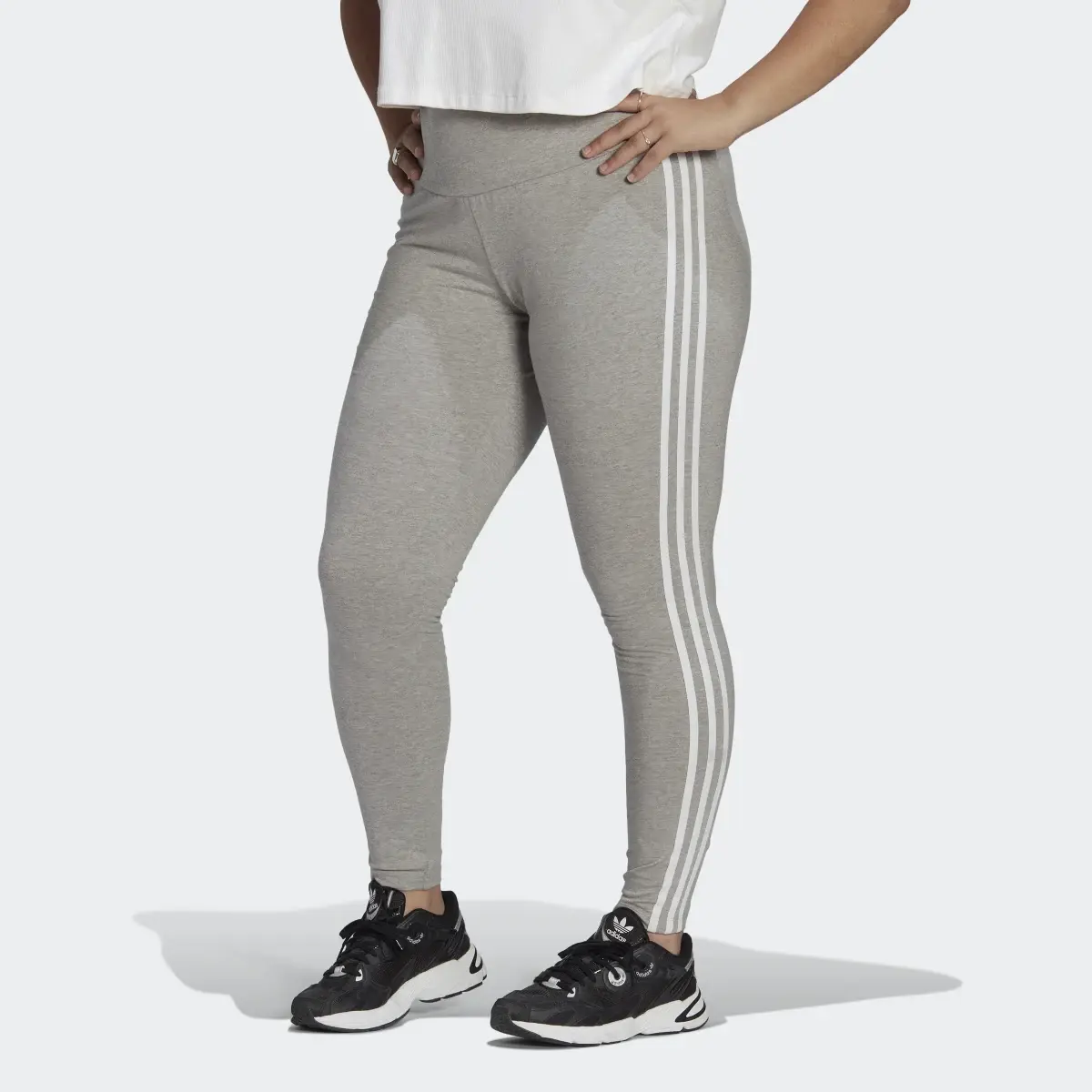 Adidas Adicolor Classics 3-Stripes Leggings (Plus Size). 1