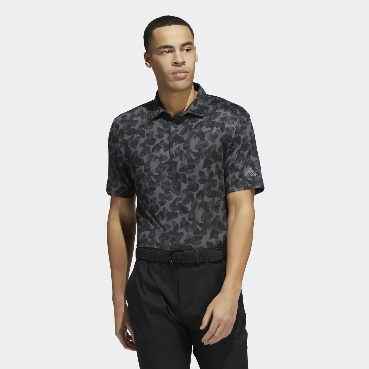 Adidas Prisma-Print Golf Polo Shirt. 2