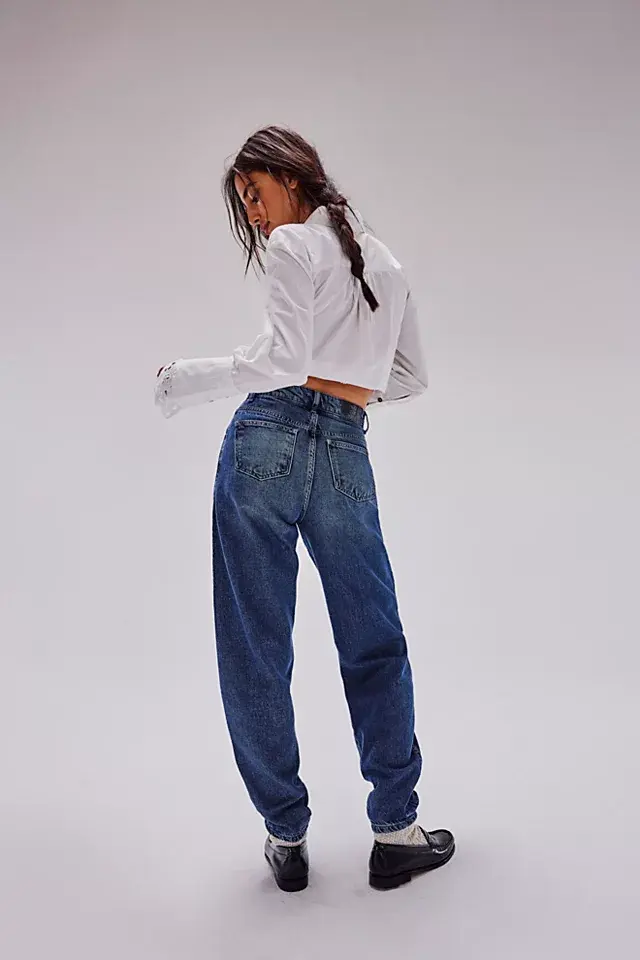 Free People Augusta Barrel Jeans. 2