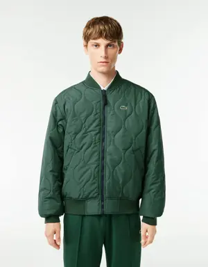 Lacoste Men's Lacoste Reversible Quilted Taffeta Bomber Jacket