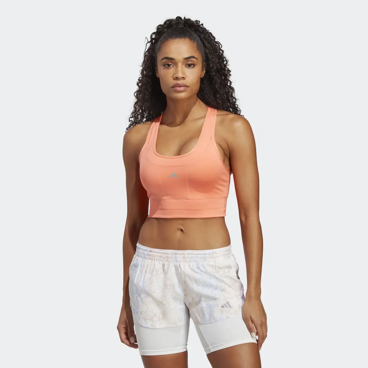 Adidas Brassière de running à poches Maintien moyen. 2