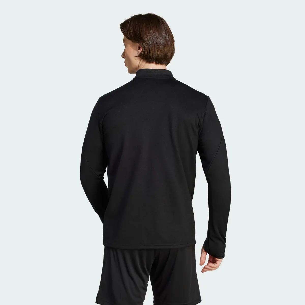 Adidas All Blacks AEROREADY Warming Long Sleeve Fleece Top. 3