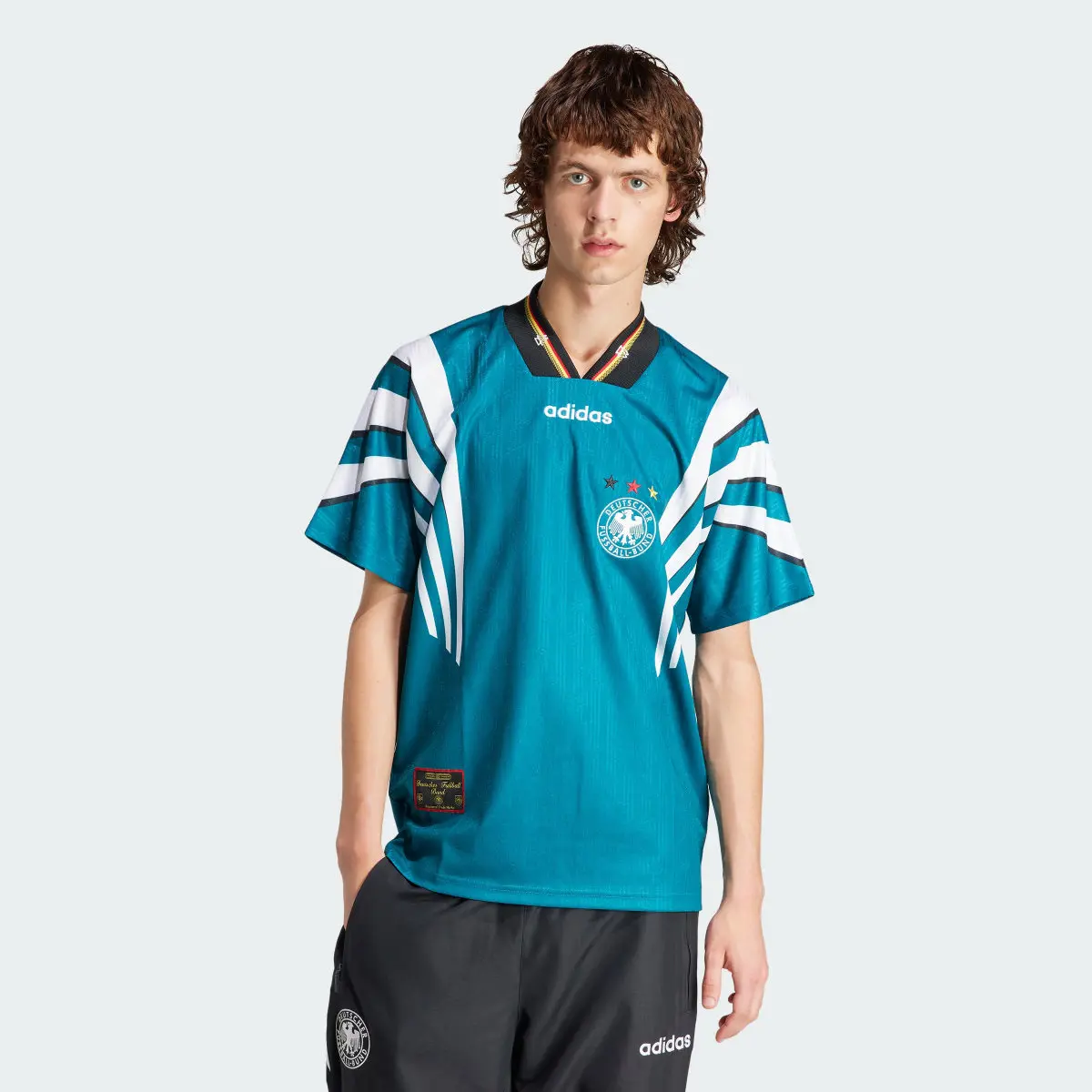 Adidas Camiseta segunda equipación Alemania 1996. 2