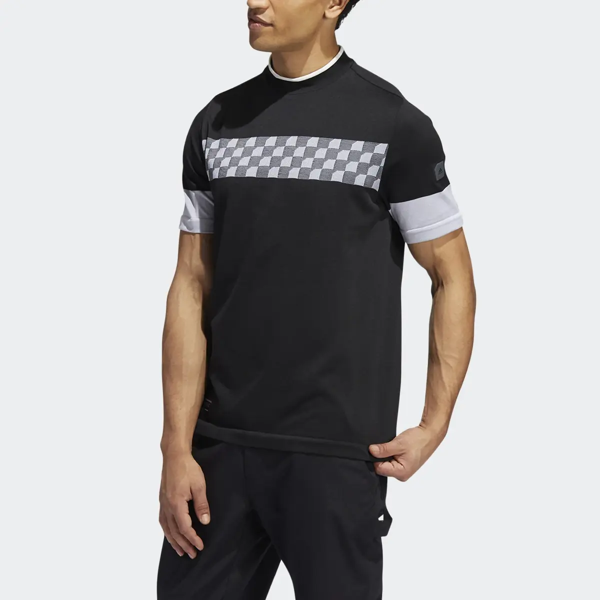 Adidas Adicross Checkered Polo. 1