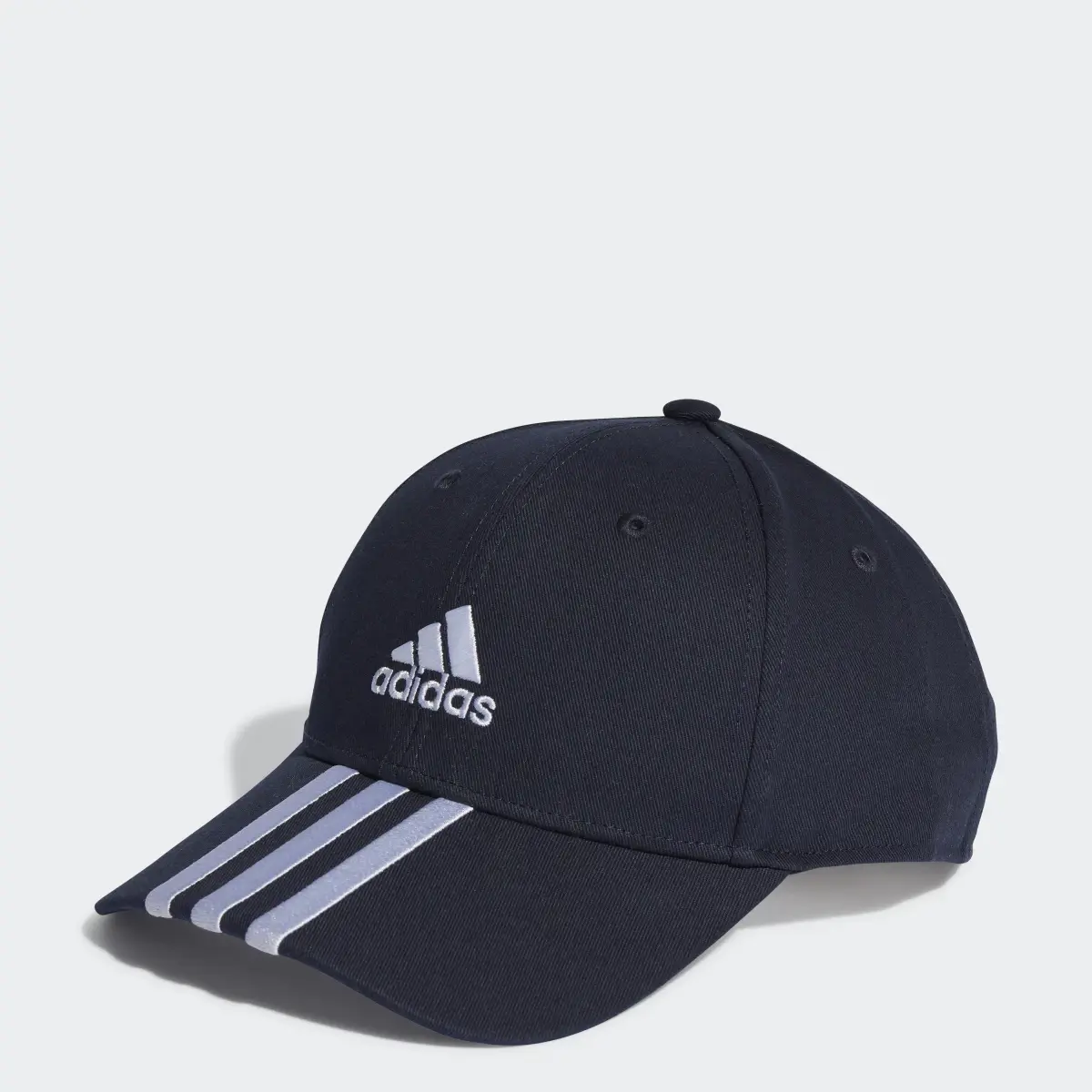 Adidas Boné de Sarja de Algodão 3-Stripes. 1