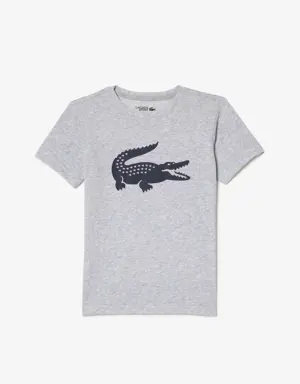 T-shirt enfant Tennis Lacoste SPORT crocodile oversize