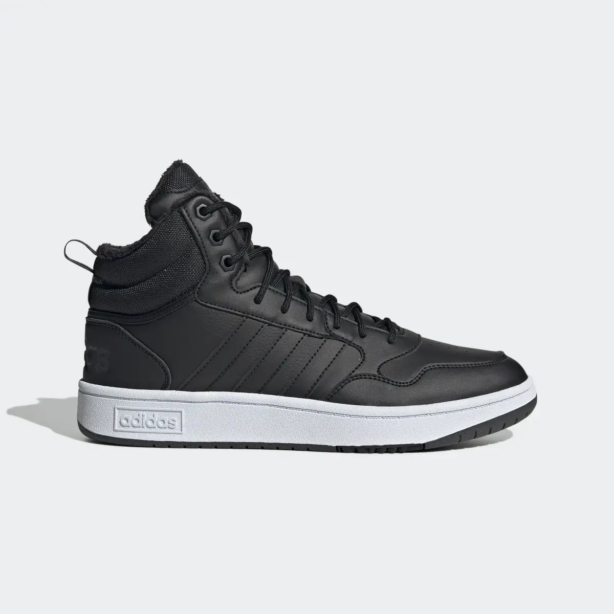 Adidas Hoops 3.0 Mid Classic Fur Lining Winterized Shoes. 2