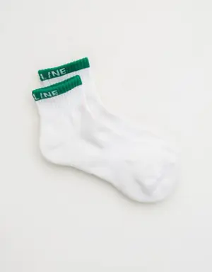 By Aerie Short Crew Sock