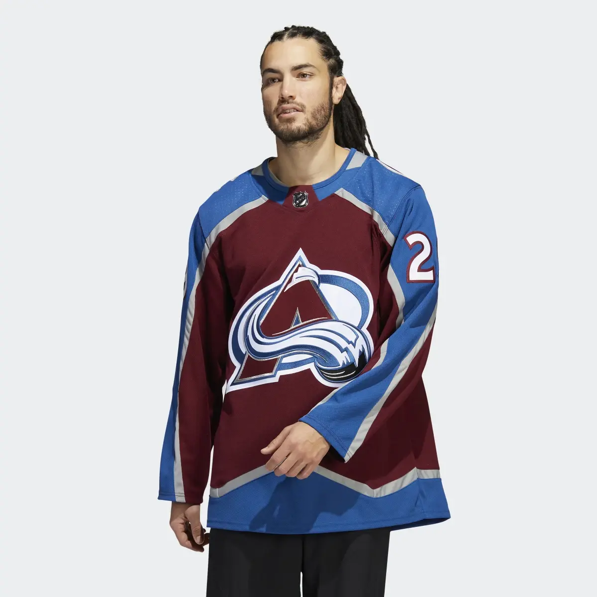 Adidas Avalanche MacKinnon Home Authentic Jersey. 2