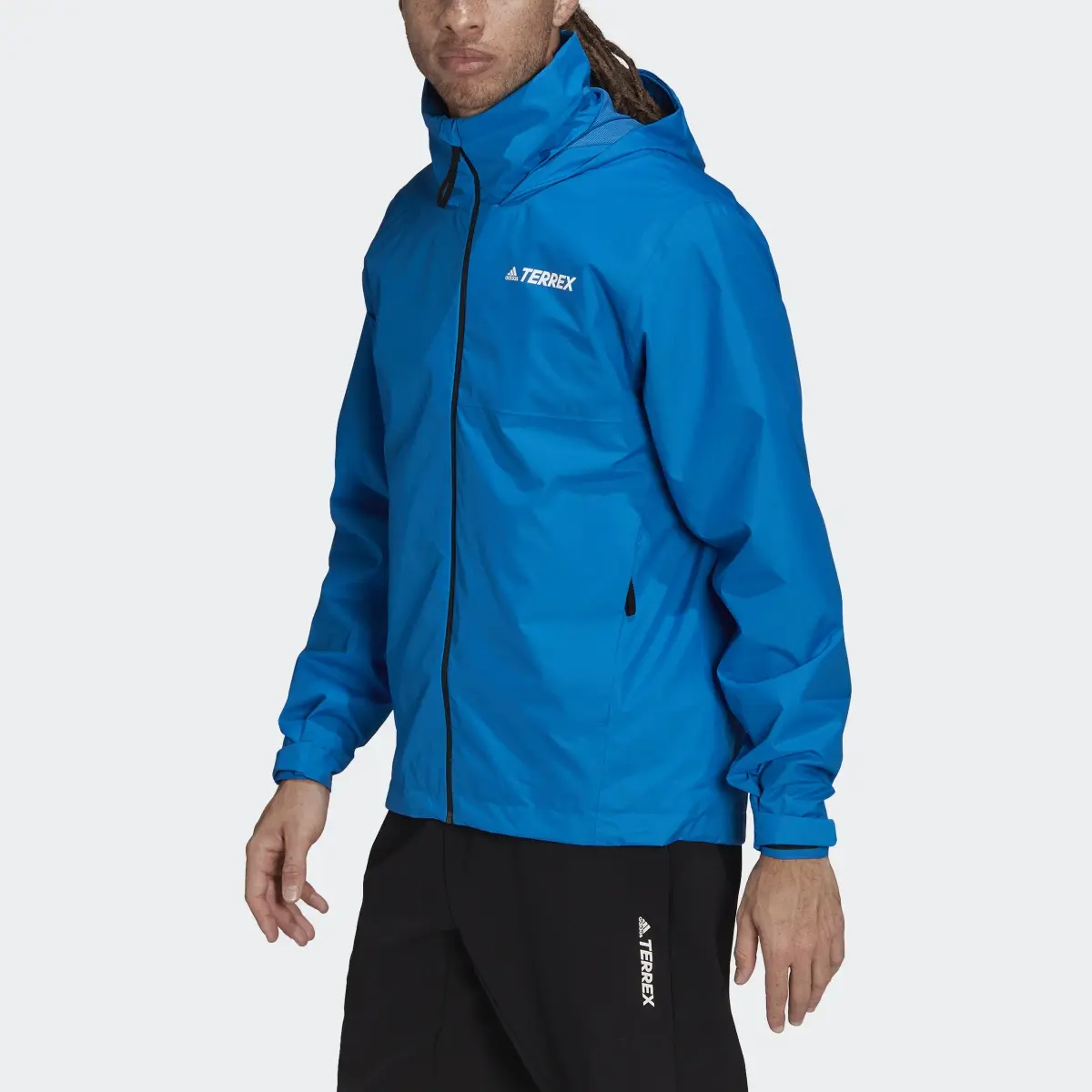 Adidas Terrex Multi RAIN.RDY Primegreen Two-Layer Rain Jacket. 1