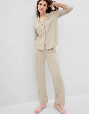 Gap LENZING&#153 TENCEL&#153 Modal Pajama Pants beige